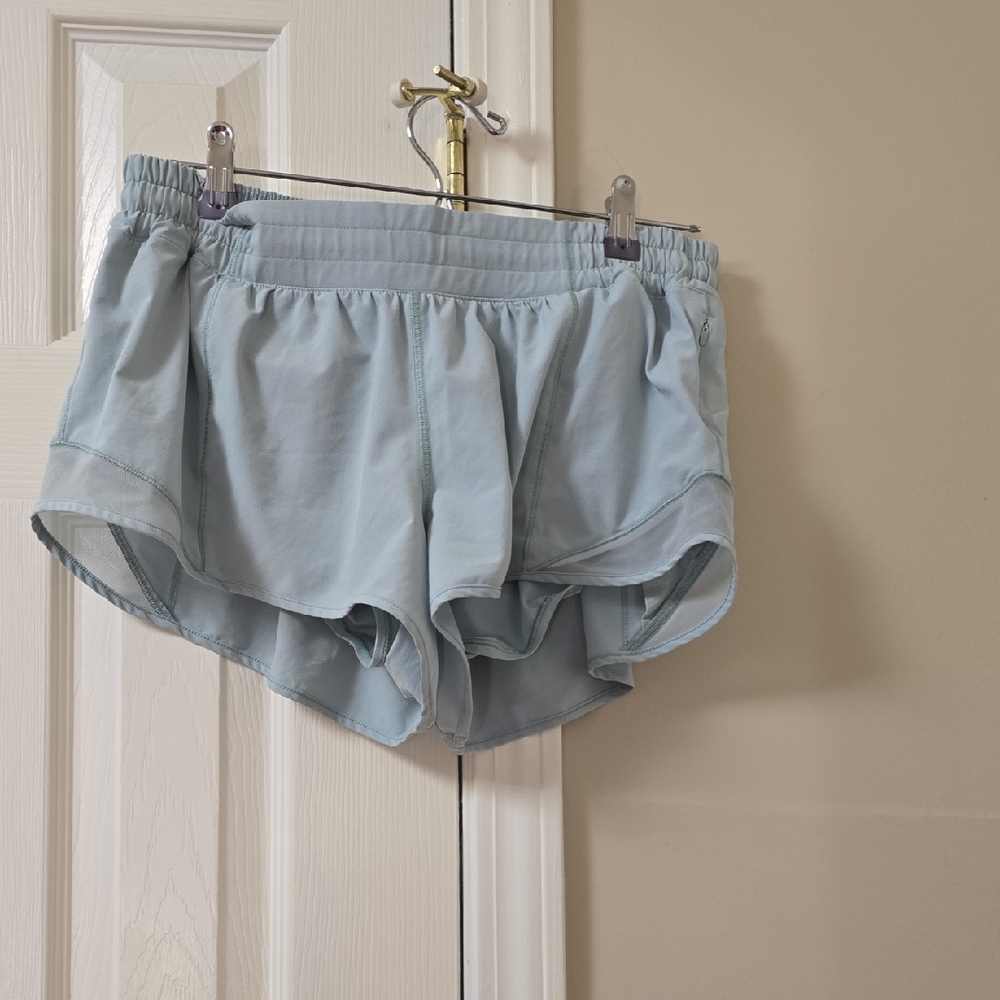 Lululemon Hotty Hot Short in Blue Linen